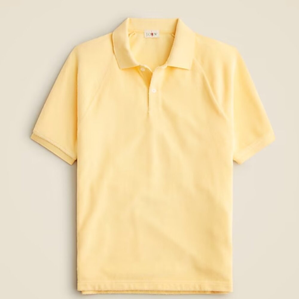 JCrew Terry Cloth polo shirt - Size L - New with Tags!